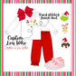 Custom Lou Who French knot set