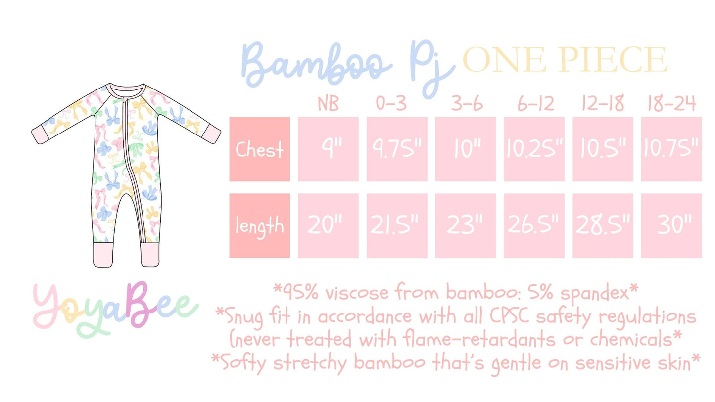 Seaside 1 piece bamboo pj