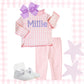 Pink Gingham Sweater