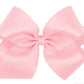 Pink 6” bow with scallops