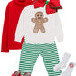 PREORDER green and white stripe leggings