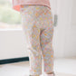 Light blue floral leggings