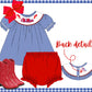 Ole Miss smocked set PREORDER