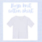 Boy knit cotton shirt