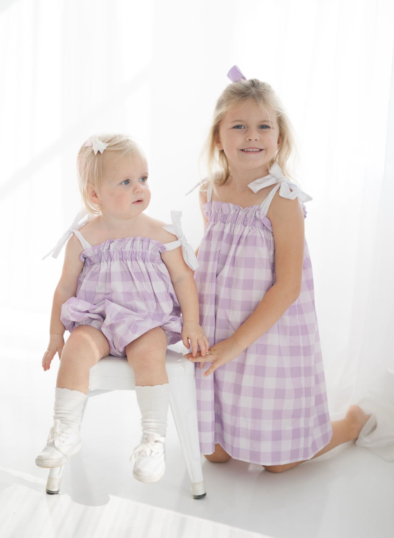 Lavender check Bubble